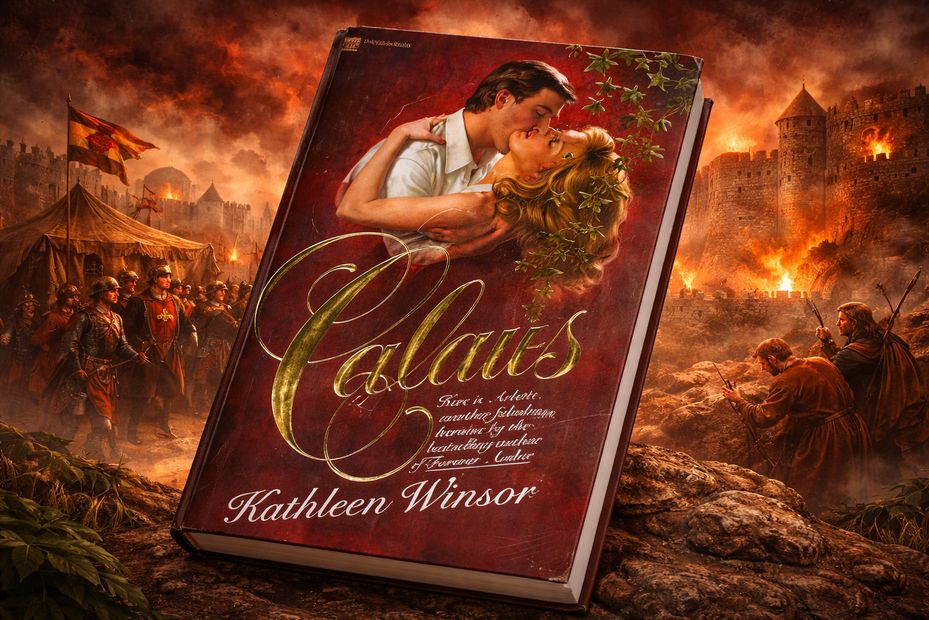 Roman "Calais" de Kathleen Winsor sur fond de Calais assiégée en 1346-1347.